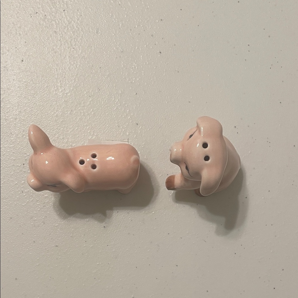 Mini Salt and Pepper Shakers Set Pigs - Picture 8 of 10